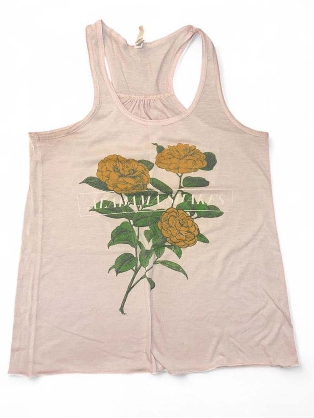 Y2K Alabama Shakes Band Merch Racerback Tank Small